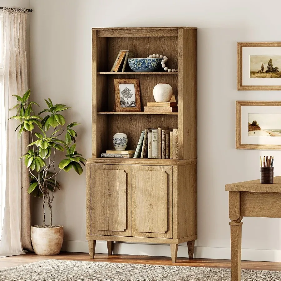 Storage & Organization - 72.8 Tall Bookshelf with Doors for