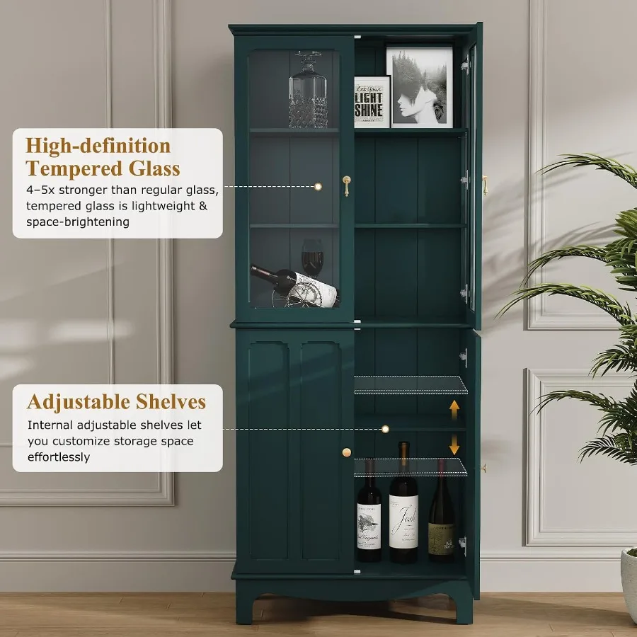 72 China Cabinet for Dining Ro - Kitchen 评论和价格