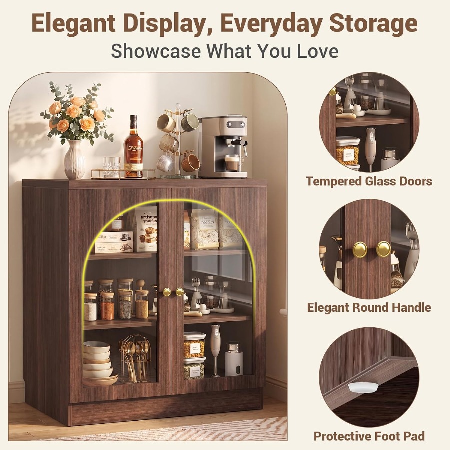 31.5 Sideboard Buffet Cabinet  - Storage & Organization 评论和价格