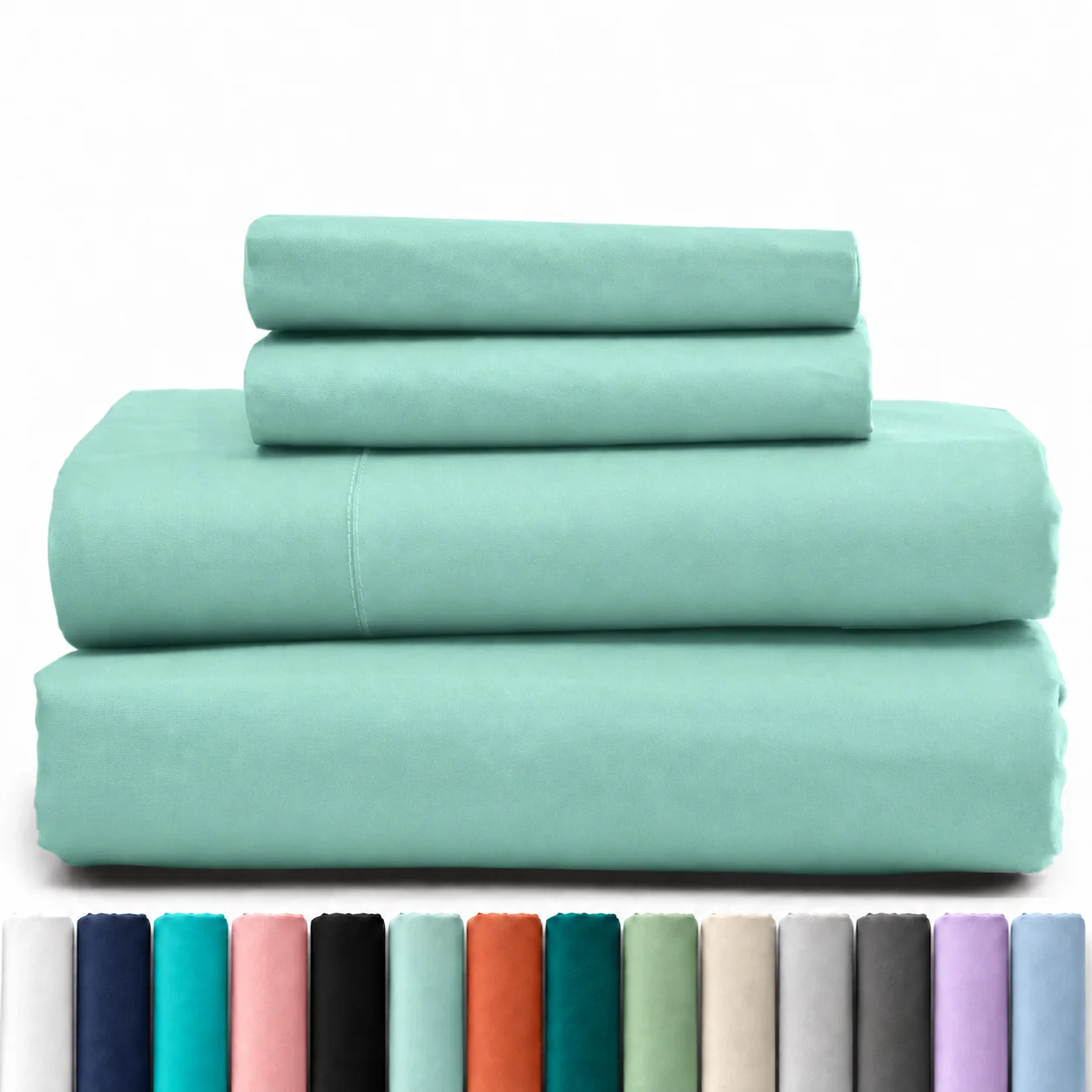 Sheet Set, Breathable & Coolin - Fitted Bed Sheets Deep Pocket 评论和价格