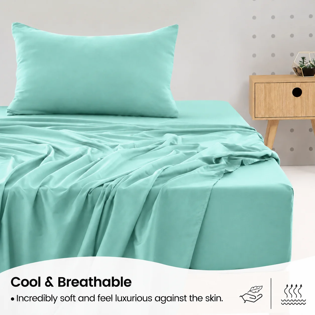 Sheet Set, Breathable & Coolin - Fitted Bed Sheets Deep Pocket 评论和价格