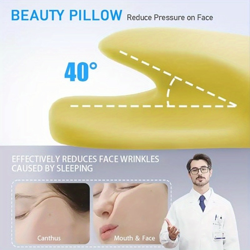 1pcs Ergonomic Memory Foam Cer - Memory Foam Orthopedic Pillow Neck Pain 评论和价格