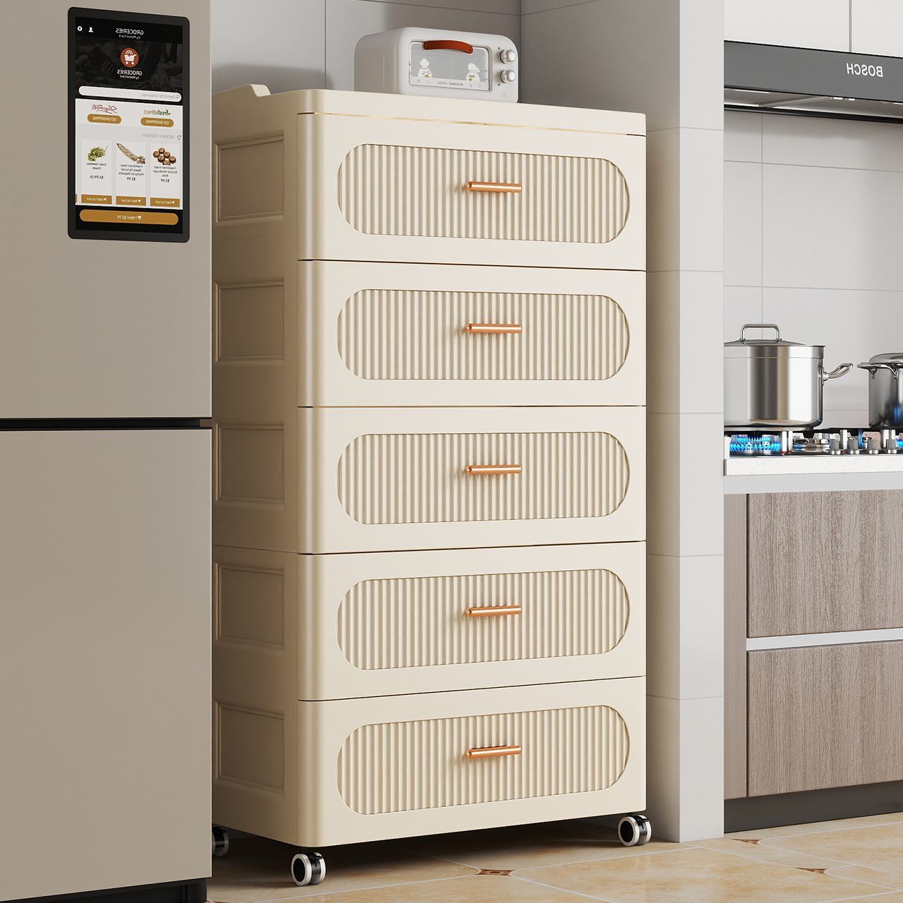 Multi-Tier Home Storage Cabine - Kitchen 评论和价格