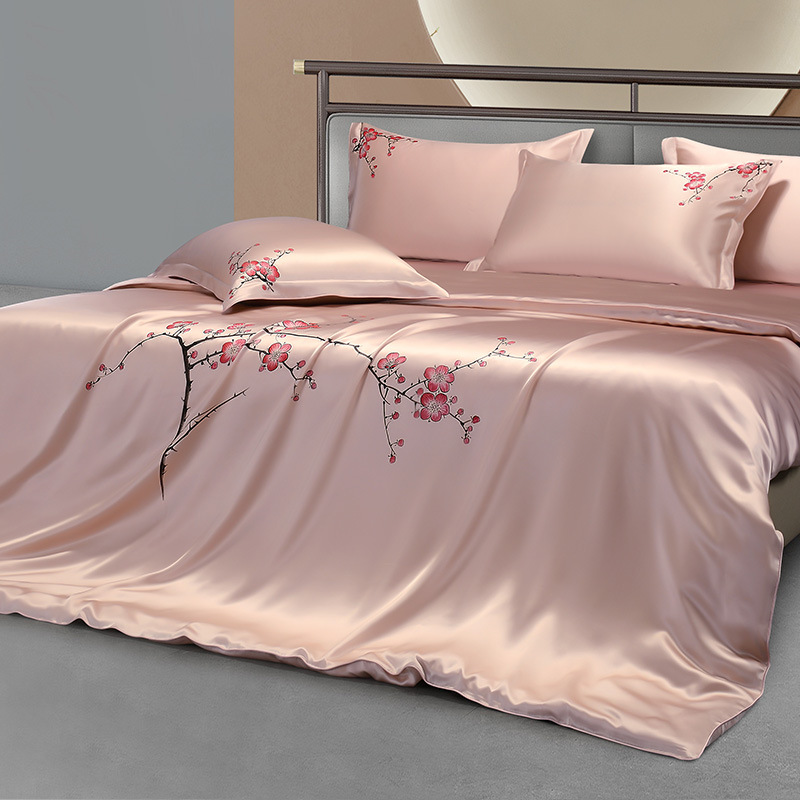 25mm Mulberry Silk Flowers Bed - Aesthetic Floral Duvet Cover 评论和价格