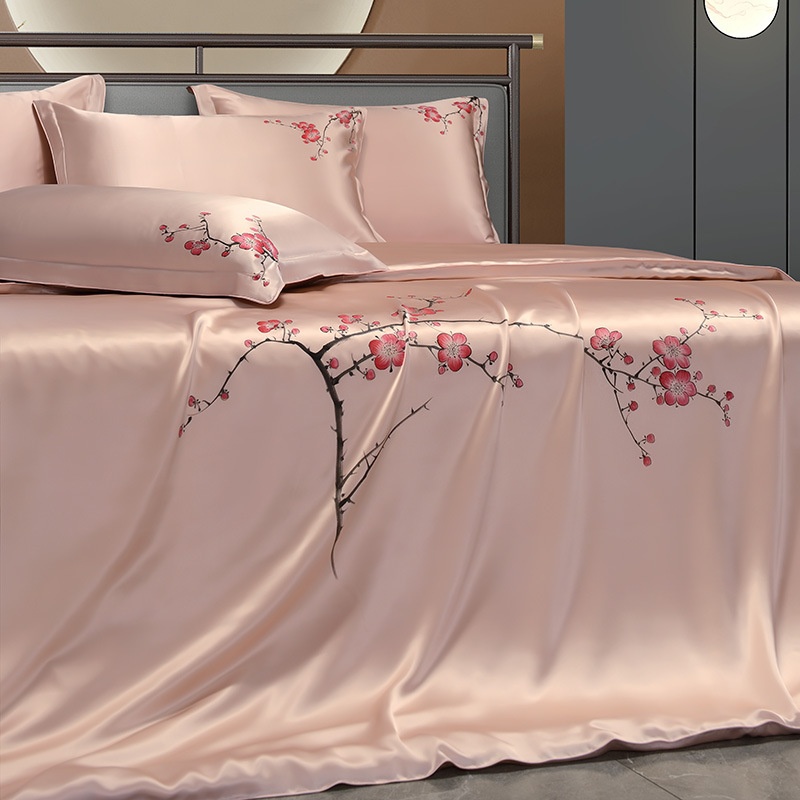 25mm Mulberry Silk Flowers Bed - Aesthetic Floral Duvet Cover 评论和价格