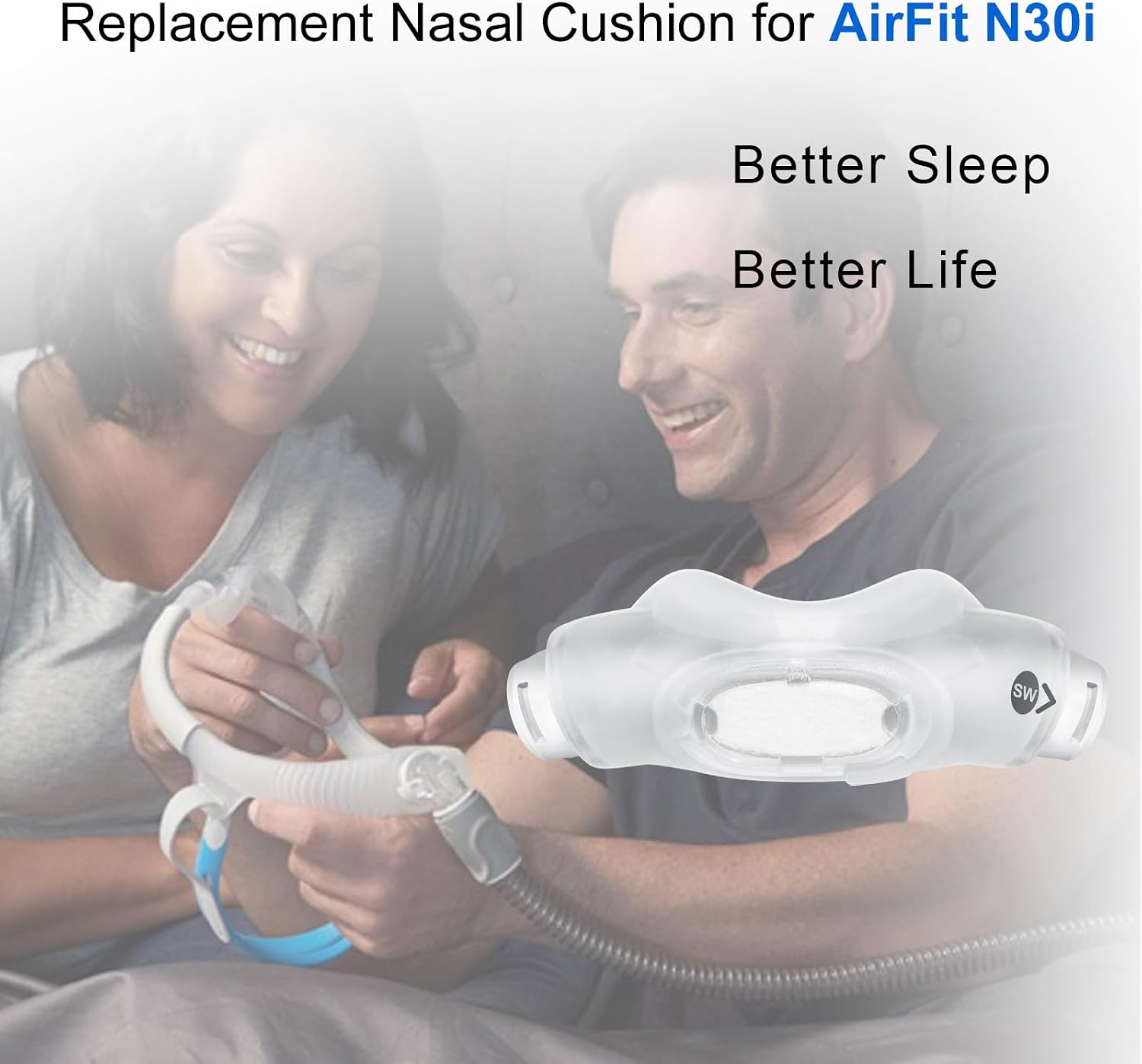 Airfit N30i Replacement Nasal  - Anti Snore Contour Pillow 评论和价格