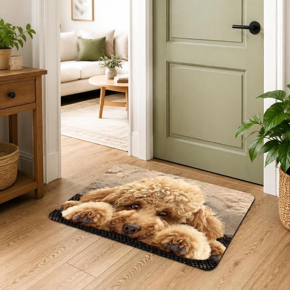 Durable Diatomite Dog Pattern  - Quick Dry Diatomite Bath Mat 评论和价格