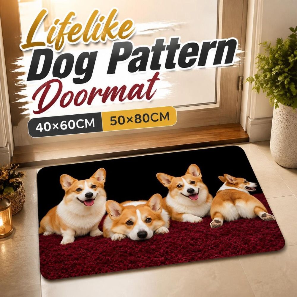Durable Diatomite Dog Pattern  - Quick Dry Diatomite Bath Mat 评论和价格